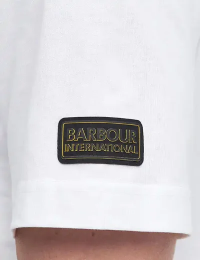 Barbour Intl Outline T-Shirt | White