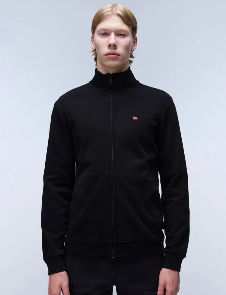 Napapijri Balis Full Zip Sweatshirt | Black