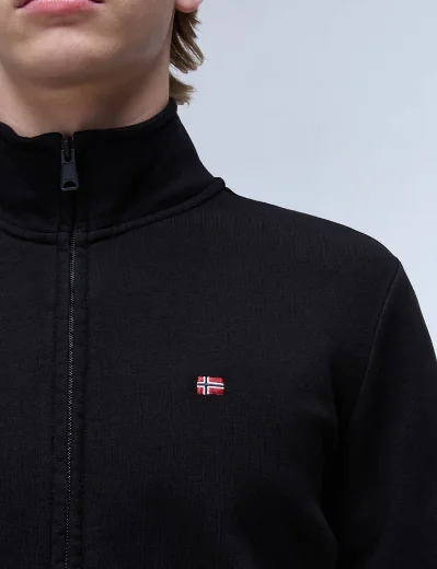 Napapijri Balis Full Zip Sweatshirt | Black