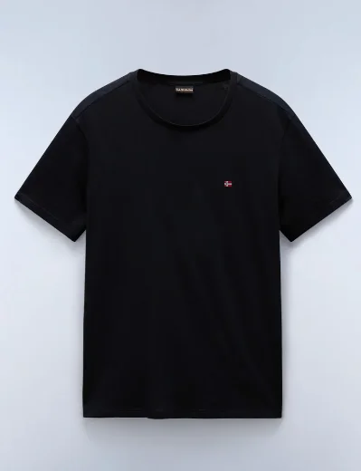 Napapijri Salis Crew Neck T-Shirt | Black