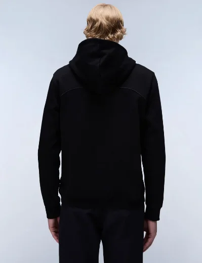 Napapijri B-Badge Half Zip Hoody | Black