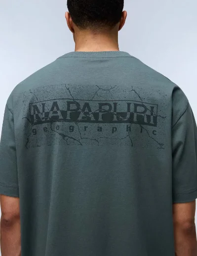 Napapijri S-Albula Short Sleeve T-Shirt | Green Urban