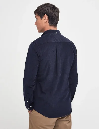 Barbour Ramsey Tailored Shirt Micro Cord Shirt | Navy