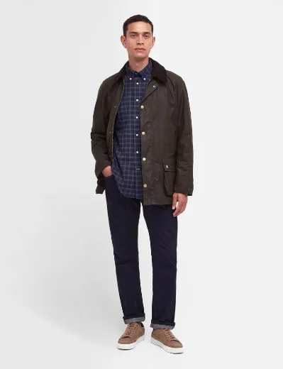 Barbour Ashby Wax Jacket | Olive