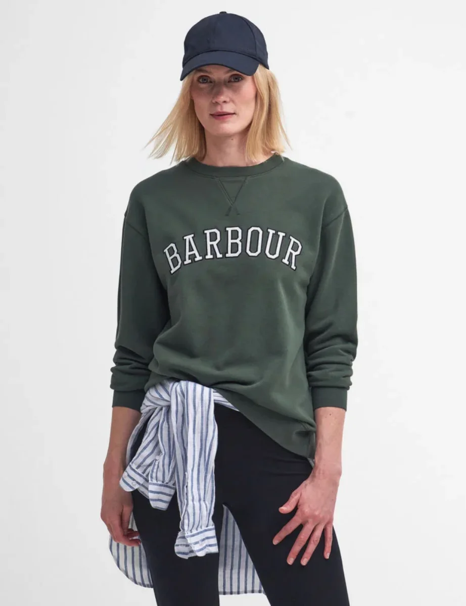 Barbour Women's Northumberland Sweatshirt | Olive