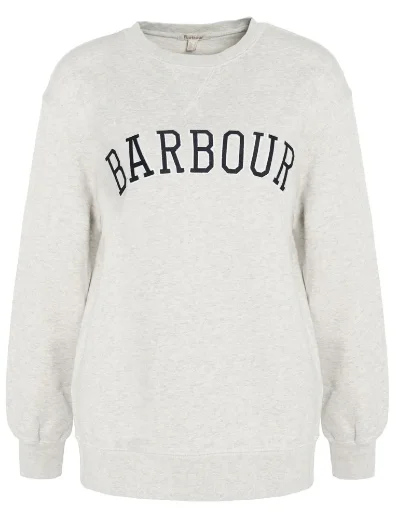 Barbour Women's Northumberland Sweatshirt | Cloud/Navy