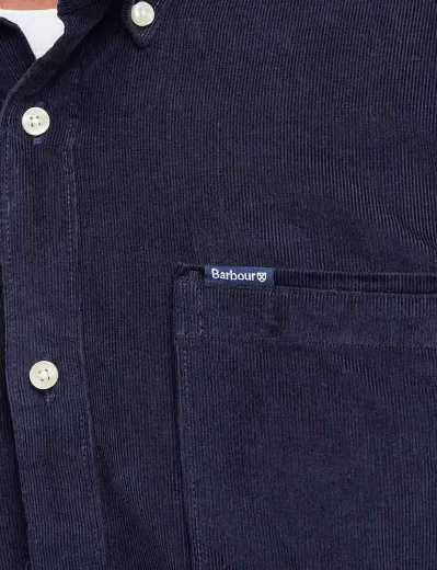 Barbour Ramsey Tailored Shirt Micro Cord Shirt | Navy