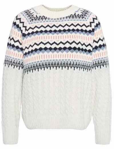 Barbour Women's Marnie Knitted Jumper | Ecru