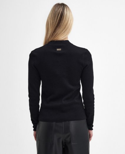 Barbour International Women's Callie Asymmetric Jumper | Black