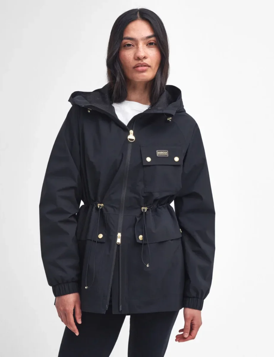 Barbour International Women's Alicia Waterproof Jacket | Black