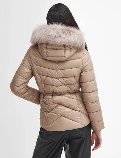 Barbour Intl Womens Island Quilted Jacket | Light Trench