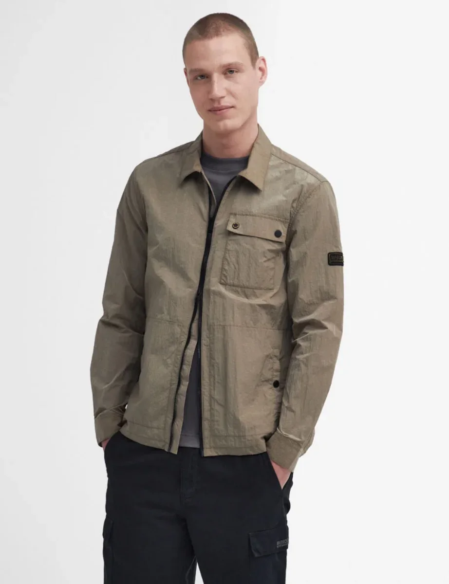 Barbour Intl Inline Overshirt | Timberwolf