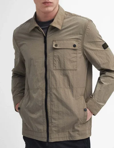 Barbour Intl Inline Overshirt | Timberwolf