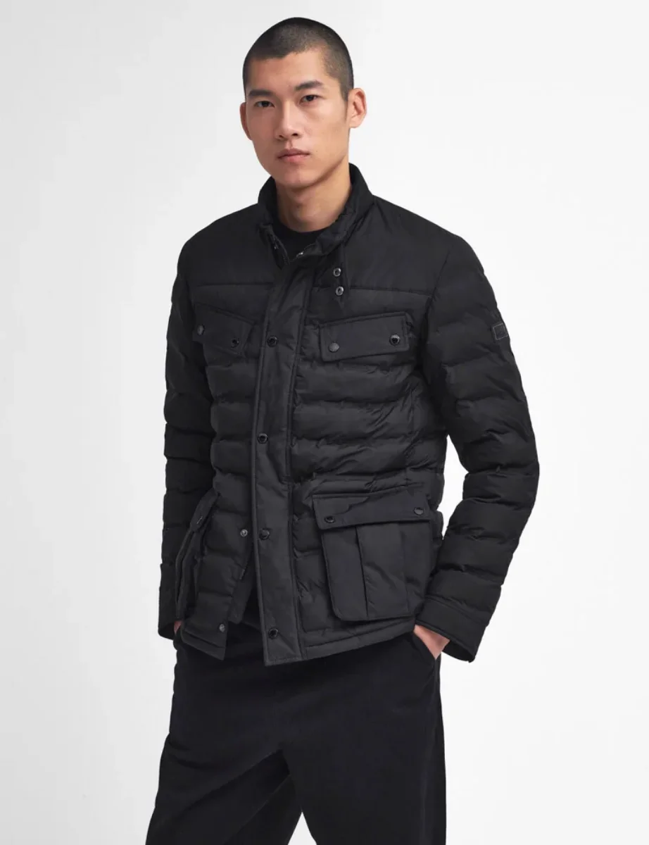 Barbour Intl Welded Ariel Puffer Jacket | Black