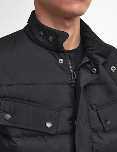 Barbour Intl Welded Ariel Puffer Jacket | Black