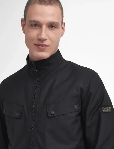 Barbour Intl Reworked Duke Wax Jacket | Black