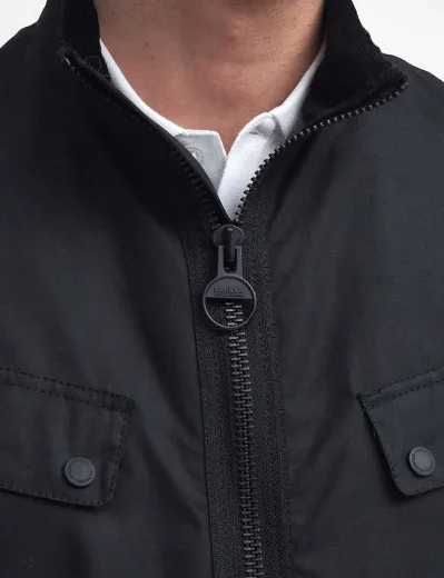 Barbour Intl Reworked Duke Wax Jacket | Black