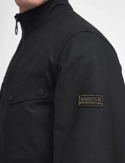 Barbour Intl Reworked Duke Wax Jacket | Black