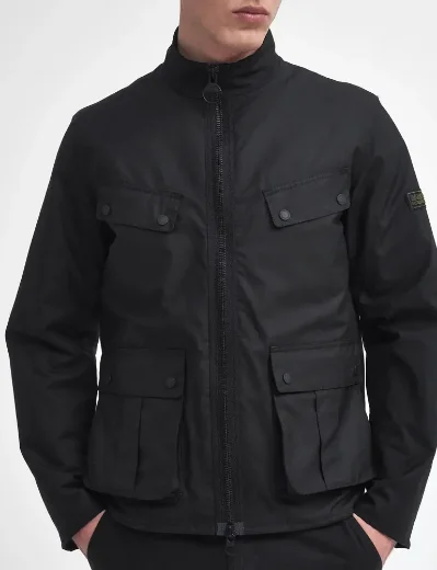 Barbour Intl Reworked Duke Wax Jacket | Black