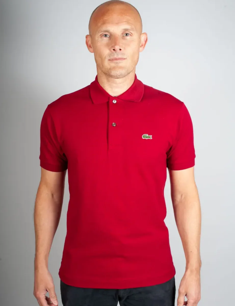 Lacoste Men's L.12.12. Pique Polo Shirt | Bordeaux