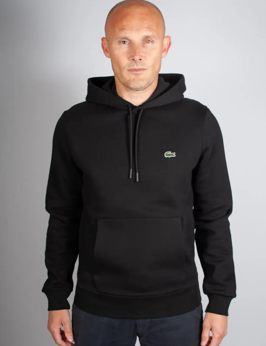 Lacoste Men's Hooded Sweatshirt | Black