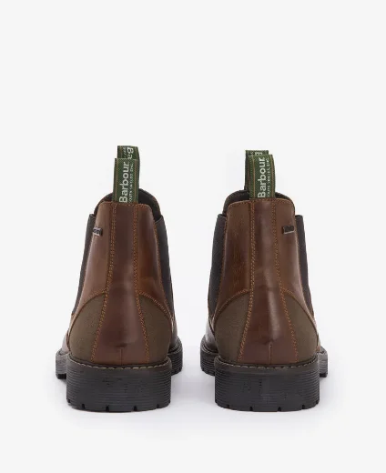 Barbour Patton Chelsea Boot | Teak