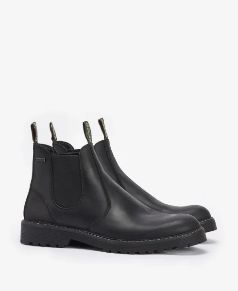 Barbour Patton Chelsea Boot | Black Barbour Patton Chelsea Boot | Black
