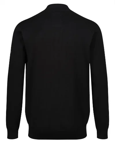 Luke EST 1977 Heddon Half Zip Sweater | Black