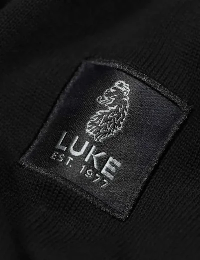 Luke EST 1977 Heddon Half Zip Sweater | Black