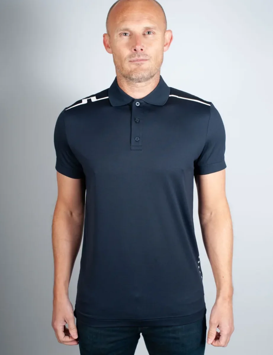 J.Lindeberg Lionel Regular Fit Polo Shirt | Navy 