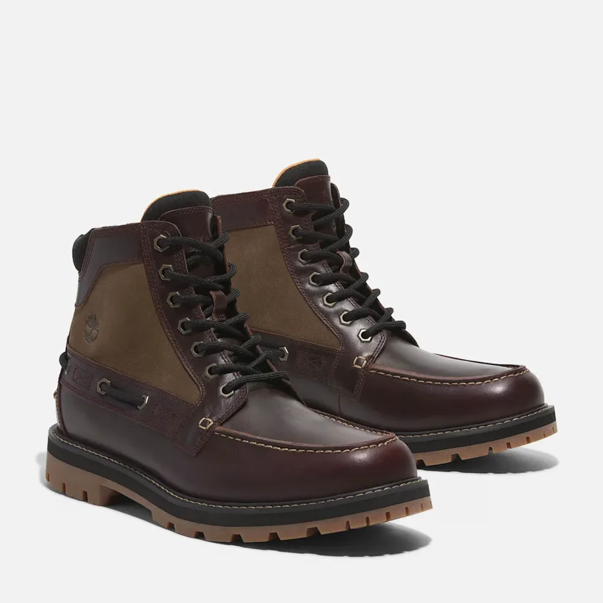 Timberland Britton Road 7-Eye Moc-Toe Boot / Dark Red