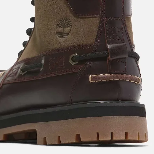 Timberland Britton Road 7-Eye Moc-Toe Boot / Dark Red