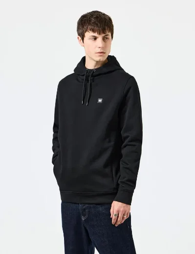 Weekend Offender Ribbe Hooded Sweater | Black