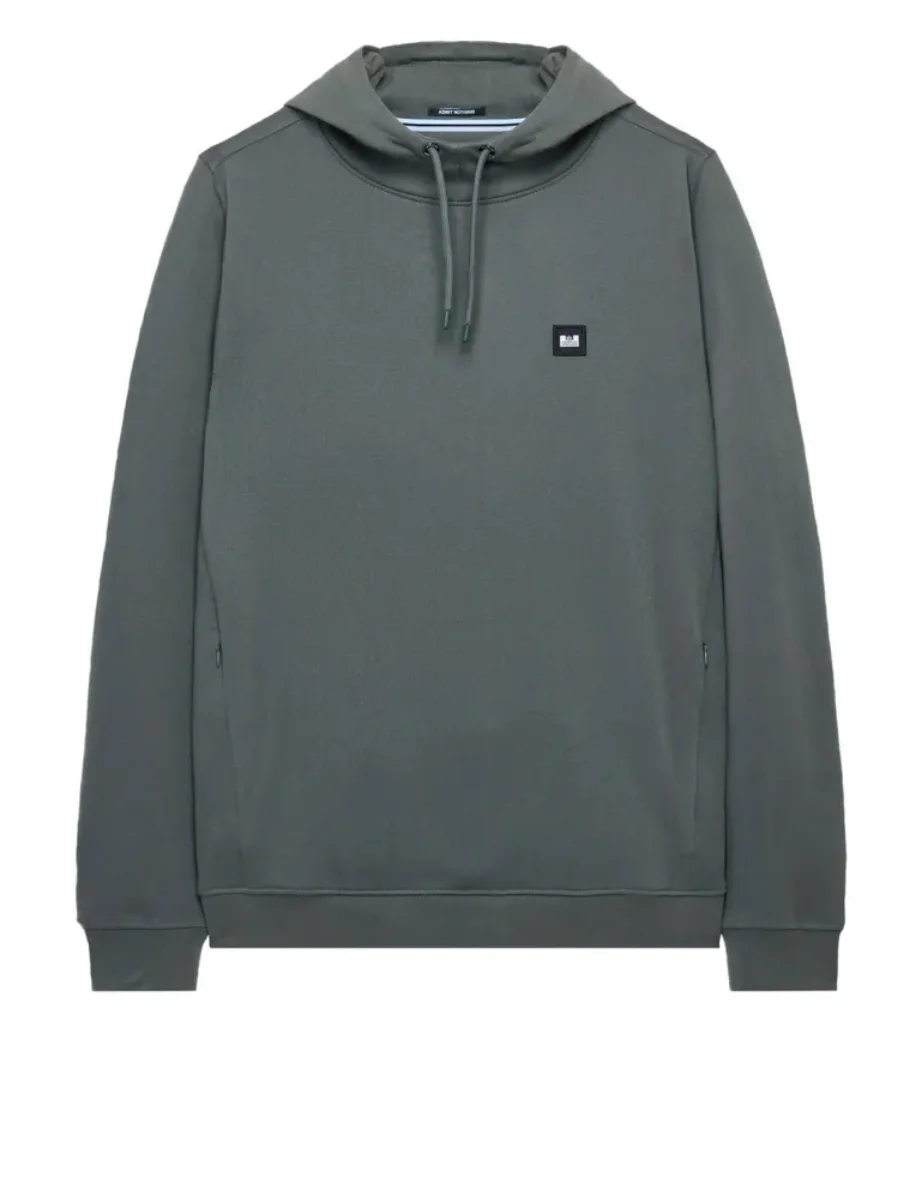 Weekend Offender Ribbe Hooded Sweater | Zinc