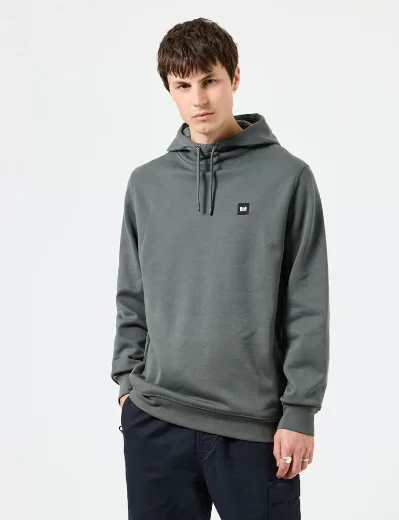 Weekend Offender Ribbe Hooded Sweater | Zinc