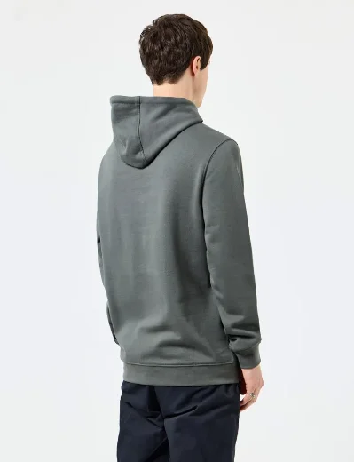 Weekend Offender Ribbe Hooded Sweater | Zinc