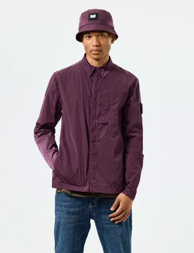 Weekend Offender Porter Over-Shirt | Acai Berry