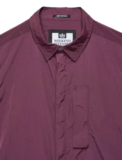 Weekend Offender Porter Over-Shirt | Acai Berry