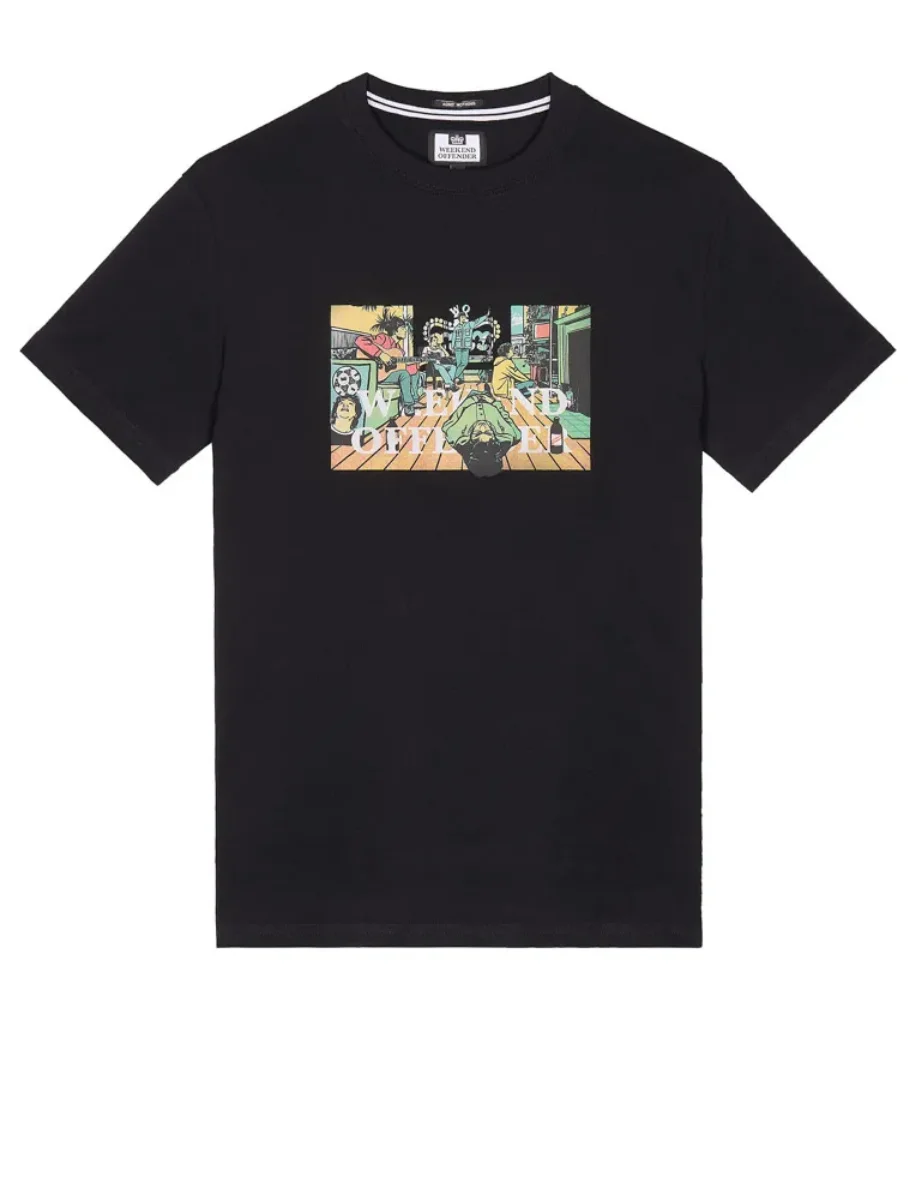 Weekend Offender Stratford Avenue Graphic T-Shirt | Black