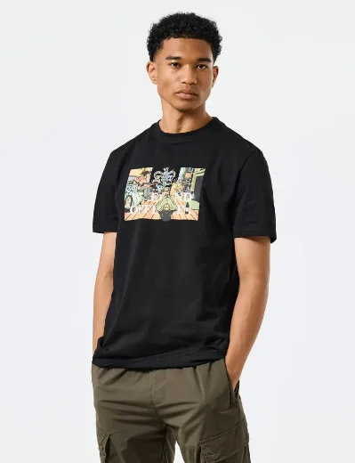 Weekend Offender Stratford Avenue Graphic T-Shirt | Black