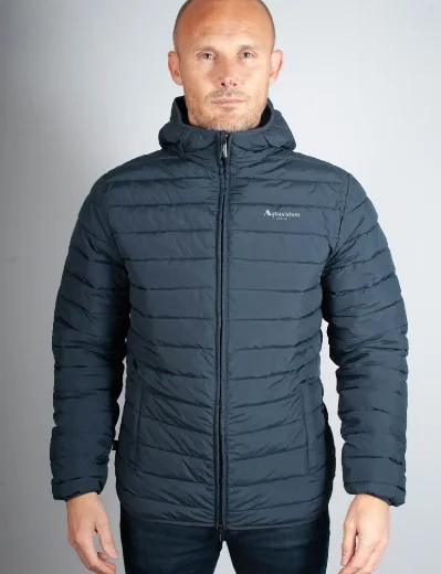 Aquascutum Active RLG Hooded Padded Jacket | Navy