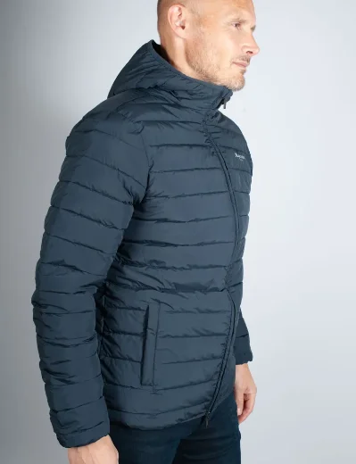 Aquascutum Active RLG Hooded Padded Jacket | Navy