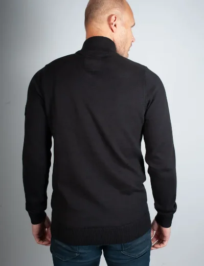 Luke EST 1977 Heddon Half Zip Sweater | Black