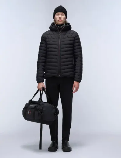 Napapijri Lapaz Hooded Puffer Jacket | Black