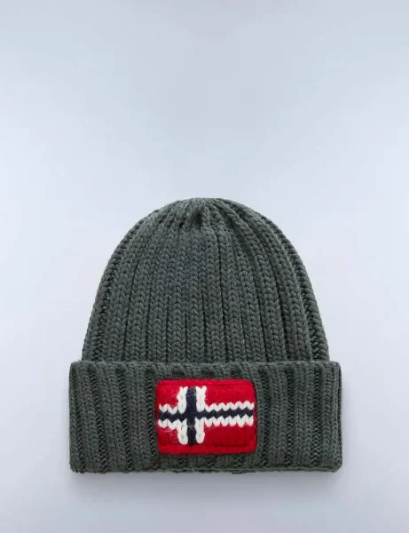 Napapijri Semiury Beanie Hat | Green Urban  Napapijri Semiury Beanie Hat | Green Urban