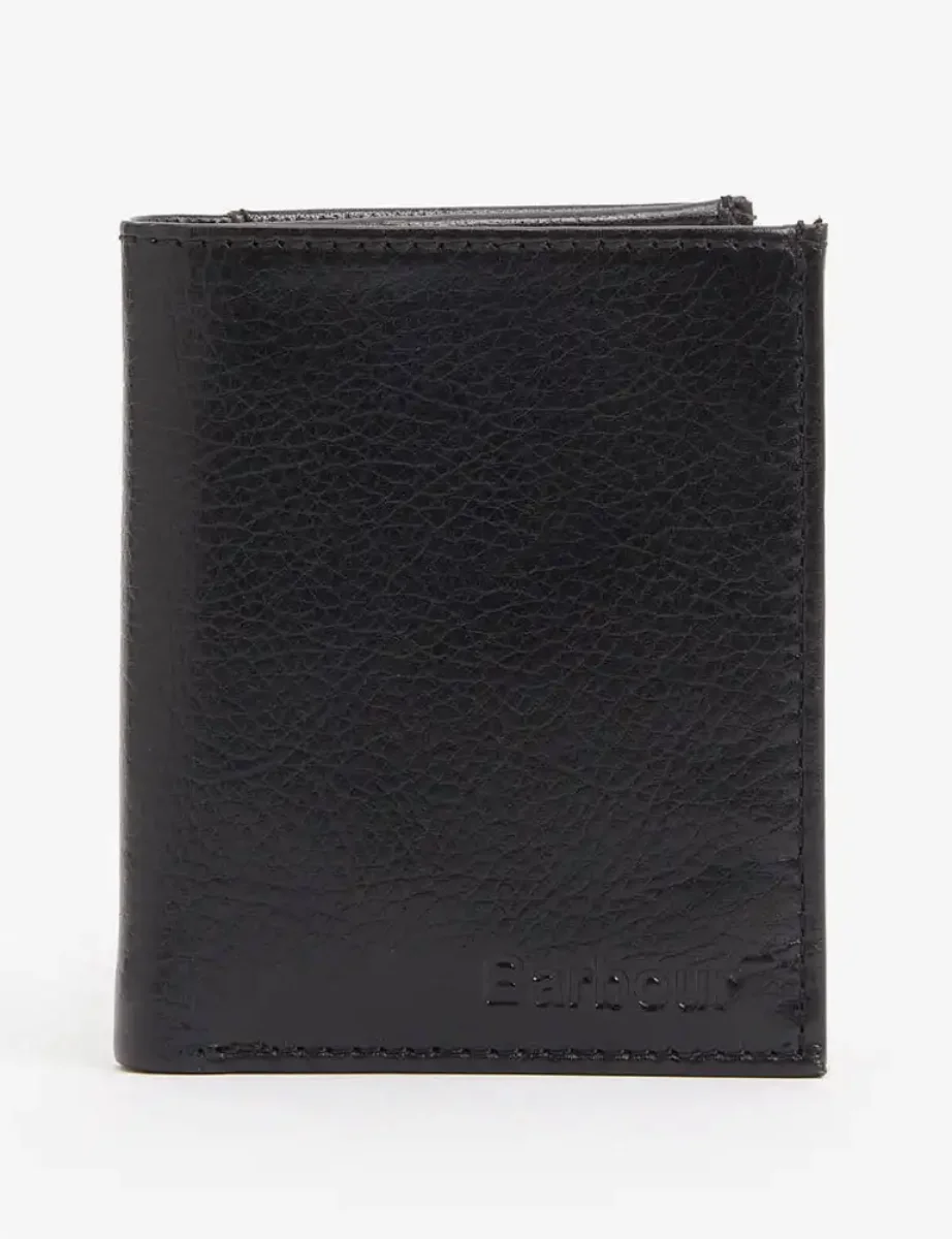 Barbour Colwell Small Billfold Wallet | Black