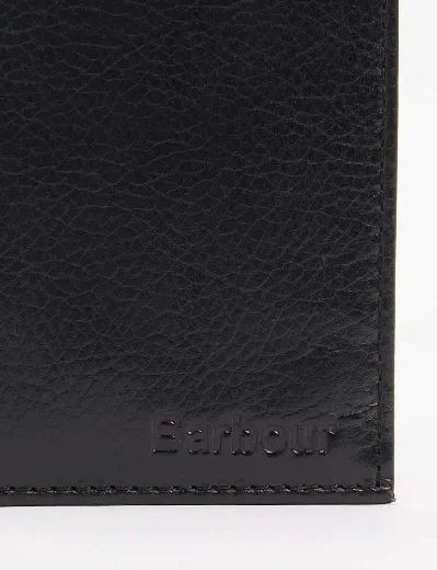 Barbour Colwell Small Billfold Wallet | Black