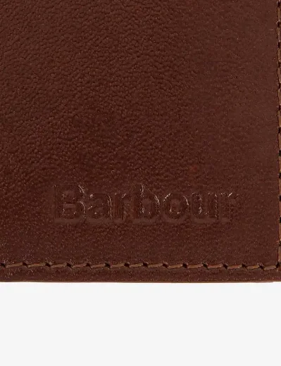 Barbour Colwell Small Billfold Wallet | Brown