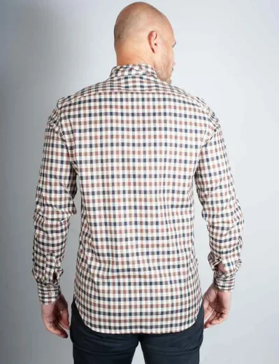 Aquascutum Active Club Check Long Sleeve Shirt 