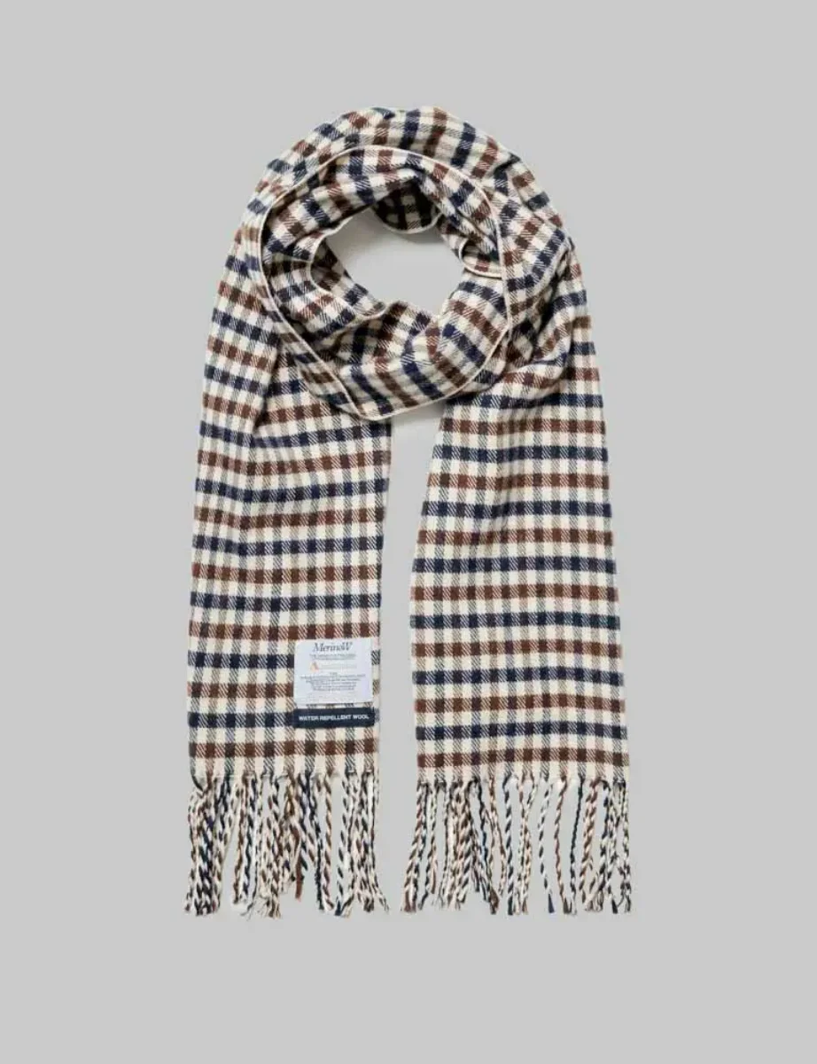 Aquascutum Active Water Repellent Club Check Scarf 